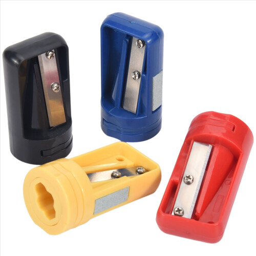 Carpenter lyijykynän teroitin - 4 Pack Manuaalinen kynän teroitin litteille 2