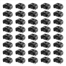 40 szt. 2-punktowe zaciski mocujące przewód hamulcowy 811611797 4,75 mm czarne