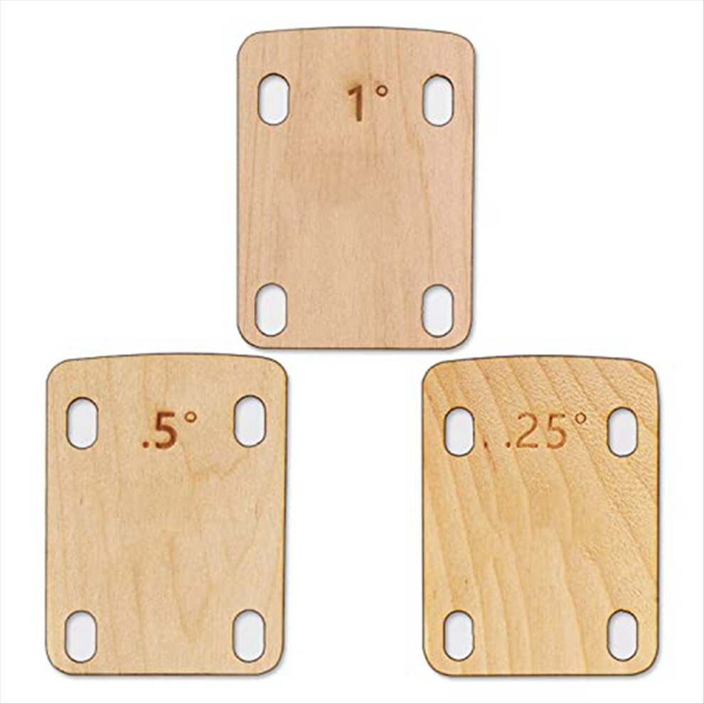3Pcs Guitar Neck Shims, Solid Maple Wood Guitar Neck Shim Protection-image-OPC-PHZW6F6-NEW