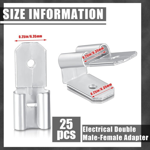 Doppelte Piggyback-Flachstecker, Crimp-Anschlussklemmen-Sortiment 1