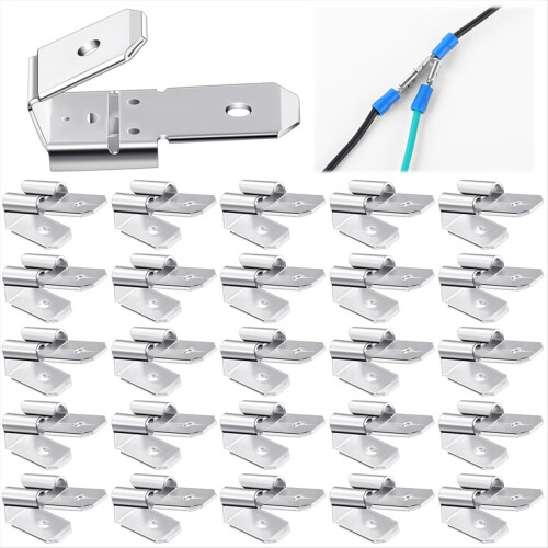 Doppelte Piggyback-Flachstecker, Crimp-Anschlussklemmen-Sortiment