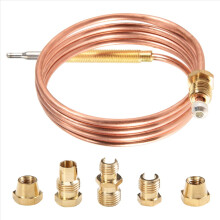 900Mm Gas Stove Universal Thermocouple Kit M6X0.75 With Spilt Nuts