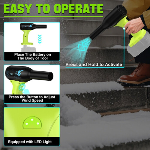 Mini soprador Jet Dry para secagem de soprador de folhas e limpeza para 2