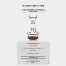 Espresso Tamper prášok s konštantnou silou nárazu 53 mm