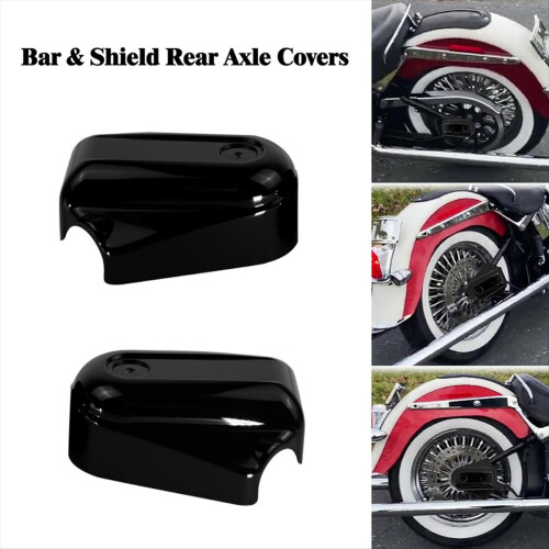 Motorrad Bar Schild Hinterrad Achse Abdeckung Schwinge Kappe für 1
