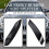 Frontkofanger sidesplitter spoilertrim til BMW sort 3