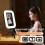 Éclairage annulaire RVB rechargeable pour selfies, portable 6