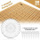 Placă pentru macramé și ace, placă de proiect pentru macramé, 30,5 x 30,5 cm, set rotund 4