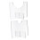 Acrylic Baseball Bat Display Hanger 2pcs Horizontal Rack Stand for Desktop Collector Support Base Clear Holder 1