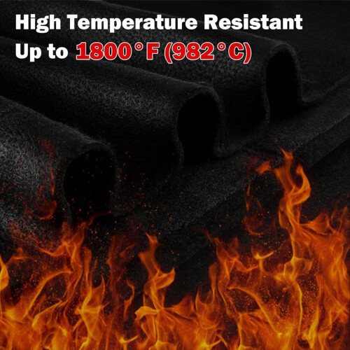 12 x 27 polegadas 1800 Almofada de isolamento de alta temperatura, tapete de proteção térmica para brasagem 2