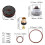Kit de reparo do regulador para compressor de ar, compatível com 3