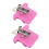Guide de couture magnétique pour machine à coudre, 2 pièces, rose 1