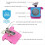Guide de couture magnétique pour machine à coudre, 2 pièces, rose 6