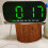 Adjustable Brightness Electronic Clock Multifunctional Alarm Clock 5