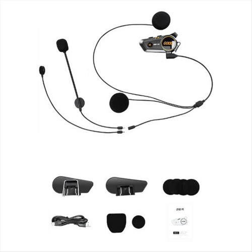 Motocyklové slúchadlá Helmy Headset Bluetooth 5.3 slúchadlá