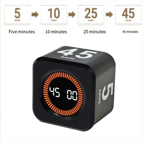 Timer Cube Timer Visual LED Display Time Kids Timer 1
