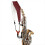 Alça de pescoço ajustável universal para saxofone com gancho de pressão, 4