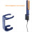 Supporto da parete per piastra per capelli Airstrait HT01 Blu 2