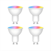 Tuya WiFi GU10 Smart LED Light Bulb Dimmable 6W 220V 4PCS