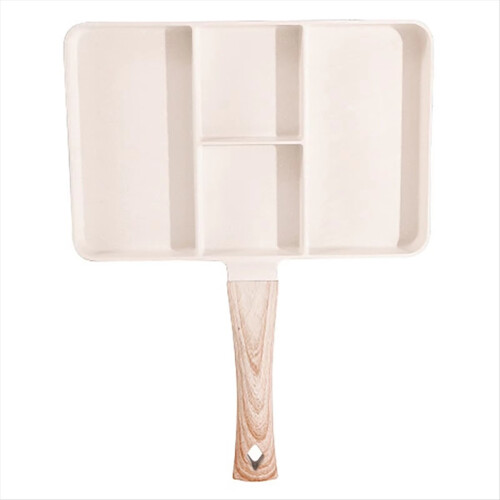 Non-Stick 4-Hole Frying Pan for Steak, Eggs,Suitable for Gas