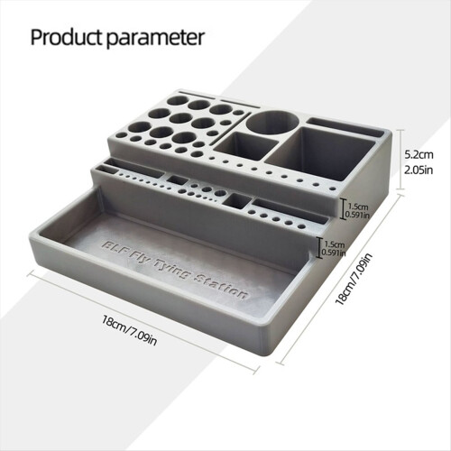 Fly Tying Fishing Kit Organizer Compact Practical Fly Tying Tool 1