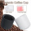 2Pcs Ceramic Coffee Cup Set,Espresso, Latte, Milk & Cold Brew,White 2