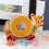 Brinquedo de arrastar caracol, brinquedo infantil de madeira premiado 4