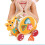 Brinquedo de arrastar caracol, brinquedo infantil de madeira premiado 3