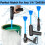 Resin Mixer Paddles,Reusable Plastic Paint Mixer Drill Attachment 6