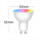 Tuya Bluetooth GU10 LED Light Bulb Dimmable 6W 220V Smart 4Pcs 5
