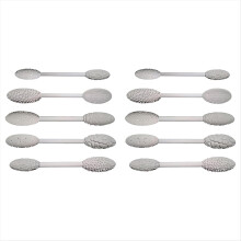 Conjunto de 10 ferramentas de textura para arte em argila, ferramenta de rolamento para textura de argila