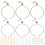 Kit de pulseras ajustables de acero inoxidable con grabado en blanco, B 1