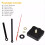 DIY Clock Movement Mechanism Silent Quartz Wall DIY Clock Hands Kit 4