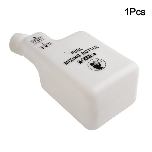 Botella mezcladora de combustible para motores de 2 tiempos, 1 L, 4 relaciones, reutilizable 2