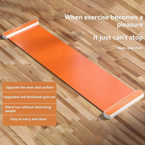 Yoga-Gleitmatte Indoor Skating Training Board Matte 180cm Orange 2