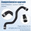 Radiatorslange til ekspansionsbeholder til Ford C-MAX, Focus, Galaxy, Kuga og Mondeo 7