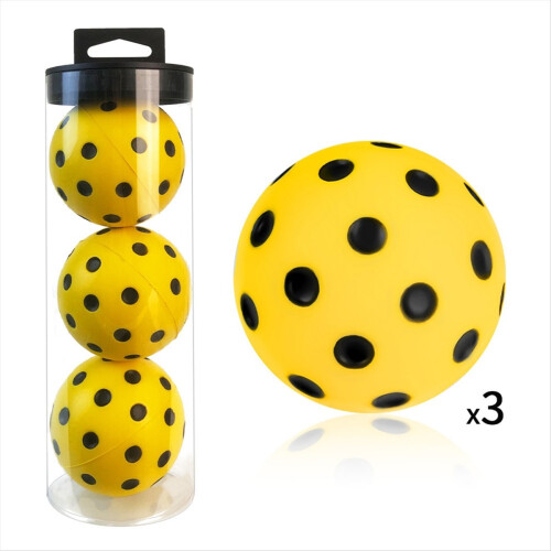 Bolas silenciosas de pickleball, bolas de espuma silenciosas para prática em ambientes internos e externos 1