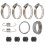 Kit de junta do silenciador de escapamento Cat 650 0412-256 3