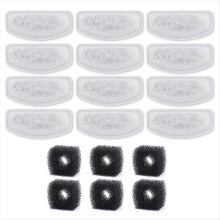 Filtri di ricambio da 12 pezzi per fontanella per animali domestici D60/D30 da 100 oz/3 l
