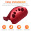 Water Drop Wheel Plate Fitting for B3P3 Small Beast Max4sx P4P5 Red 7