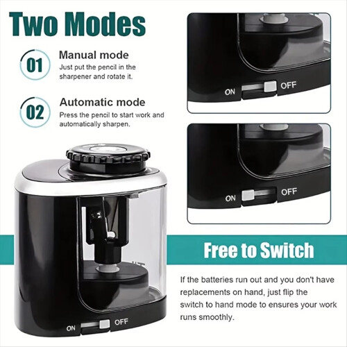 TEN-WIN Electric Sharpener Desktop Automatic Pencil Sharpener 2