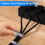 50 Pack Heavy-Duty Self-Adhesive Hook & Loop Tape 5