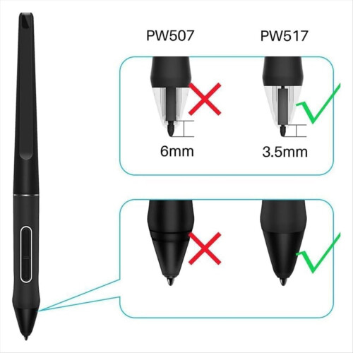 10 Pack Replacement Nibs for Digital Pen Stylus PW517 1