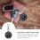 Relógio de bolso com clipe e fivela de chave para enfermeiras, preto + preto 7