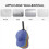 Portacappelli per cappellini da baseball, cappello per cappellino da baseball, bianco 4
