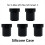 5Pcs Silicone Sock for QIDI X-Max 3/X-Plus 3/X-Smart 3D Printers 5
