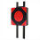 Guantone da boxe da parete, Focus Target, rosso 1