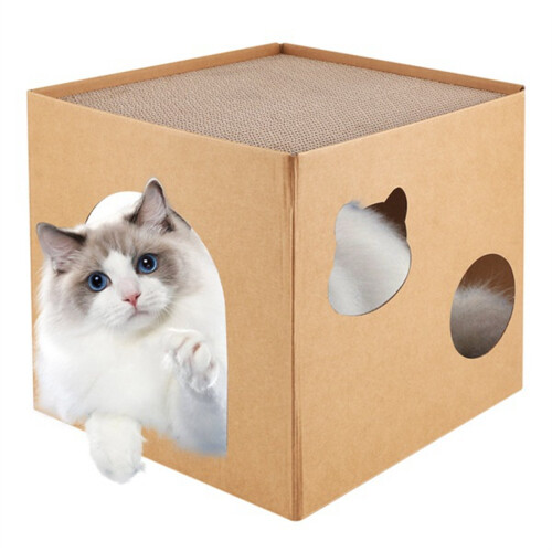 Kattens papphus med klorepute 2