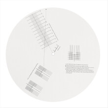 Kalibračná doska snímača vinylových platní LP pre nastavenie gramofónu