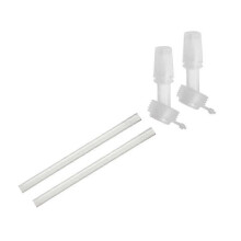 2x Camelbak Kids Bite Valves with Straws - Easy Clean, Stain Resistant